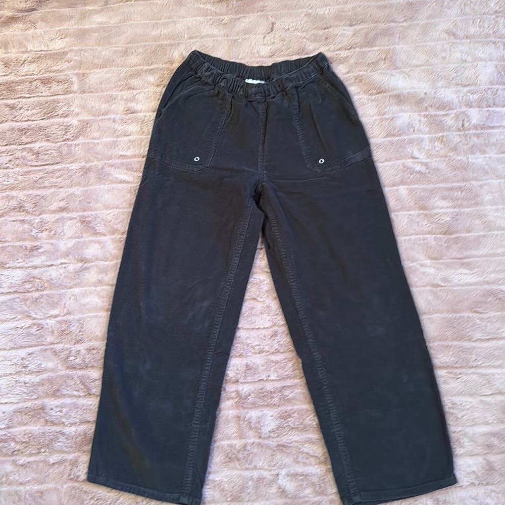 Hanna Andersson navy cords, drawstring waist, size 150 (12)
